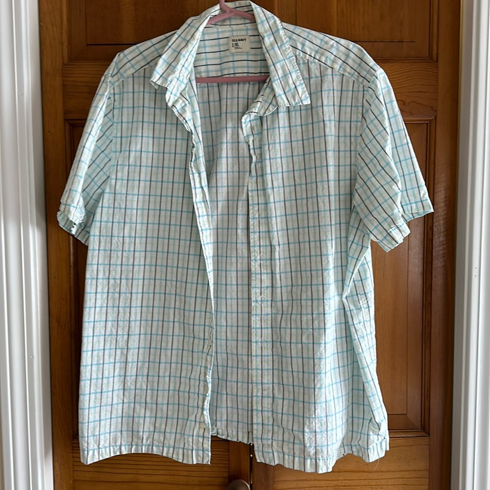 Old Navy Short Sleeve Plaid Shirt